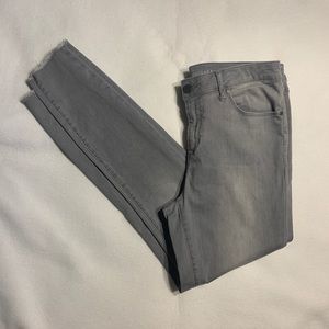 Articles of Society Light Gray Raw Hem Skinny Jean